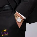 ساعت رولکس مردانه دیت جاست صفحه سرامیکی 4043/4 - Image 2