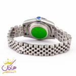 ساعت رولکس دیت جاست نقره ای صفحه آبی 192 - Image 4