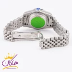 ساعت رولکس دیت جاست نقره ای صفحه آبی 192 - Image 3