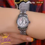 ساعت رولکس زنانه فلزی دیت جاست هولوگرامی 4041/13 - Image 2