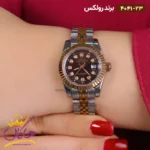 ساعت رولکس زنانه فلزی دیجاست نگین دار 4041/23 - Image 2