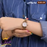 ساعت رولکس زنانه فلزی دیجاست رزگلد 4041/24 - Image 4