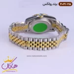 ساعت ست رولکس فلزی دیت جاست صفحه نقره ای - Image 11