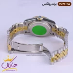 ساعت ست رولکس فلزی دیت جاست صفحه نقره ای - Image 10