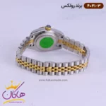 ساعت رولکس زنانه فلزی دیت جاست صفحه مشکی 4041/3 - Image 5