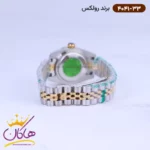 ساعت رولکس زنانه فلزی دیت جاست نقره ای طلایی 4041/33 - Image 3
