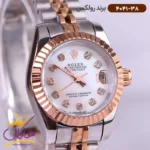 ساعت رولکس زنانه فلزی دیت جاست نگین دار 4041/38 - Image 2