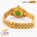 ساعت رولکس زنانه دیت جاست طلایی نگین دار 4041/5 - Image 4