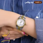 ساعت رولکس زنانه فلزی دیجاست صفحه سفید 4042/1 - Image 2