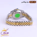ساعت رولکس زنانه فلزی دیت جاست صفحه مشکی 4042/28 - Image 3