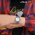 ساعت رولکس زنانه فلزی دیت جاست نقره‌ ای 4042/30 - Image 4