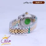 ساعت رولکس زنانه فلزی دیت جاست نقره ای طلایی 4042/4 - Image 2