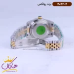ساعت رولکس زنانه فلزی دیت جاست نقره ای طلایی 4042/4 - Image 3