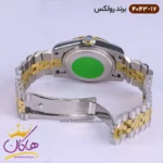 ساعت ست رولکس فلزی دیت جاست صفحه نقره ای - Image 5
