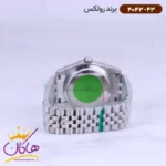 ساعت رولکس مردانه فلزی دیت جاست نقره ای 4043/43 - تصویر 3