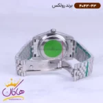 ساعت رولکس مردانه فلزی دیت جاست نقره ای 4043/43 - تصویر 2