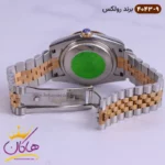 ساعت رولکس دیت جاست نقره ای صفحه مشکی 4043/9 - Image 3