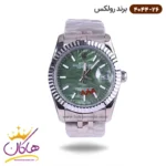 ساعت رولکس مردانه فلزی صفحه سبز 4044/26