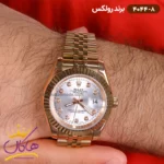 ساعت رولکس مردانه فلزی دیت جاست رزگلد 4044/8 - Image 2