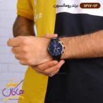 ساعت رومانسون مردانه بند چرمی 1217/12 - Image 4