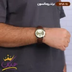 ساعت رومانسون مردانه بند چرمی 1218/11 - Image 2