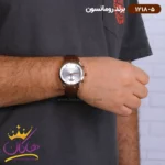 ساعت رومانسون مردانه بند چرمی 1218/5 - Image 3