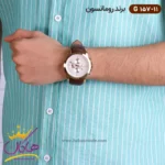 ساعت رومانسون مردانه بند چرمی G0157/11 - Image 4