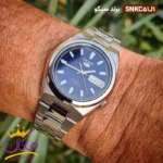 ساعت سیکو مردانه فلزی صفحه سورمه ای SNKC51J1 - Image 2