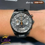 ساعت سیکو مردانه بند فلزی کرنوگراف مشکی SSB399P1 - Image 2