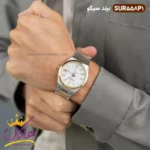 ساعت سیکو مردانه فلزی نقره ای طلایی SUR558P1 - Image 2