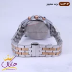 ساعت سنیور ست فلزی نقره ای رزگلد صفحه سفید 1013-1014 - Image 4