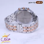 ساعت سنیور ست فلزی نقره ای رزگلد صفحه سفید 1013-1014 - Image 6