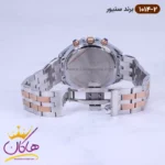 ساعت سنیور ست فلزی نقره ای رزگلد صفحه سفید 1013-1014 - Image 7