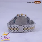 ساعت سنیور ست فلزی نقره ای طلایی کرنوگراف 1015-1016 - Image 4