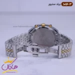 ساعت سنیور ست فلزی نقره ای طلایی کرنوگراف 1015-1016 - Image 7