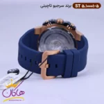 ساعت مچی سرجیو تاچینی مردانه بند رابر سرمه ای ST 5.10001/5 - Image 2