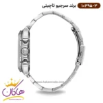 ساعت سرجیو تاچینی مردانه استیل نقره ای فول دیت کد 10395/3 - Image 2