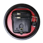 ست کیف دوشی و کمربند چرمسال مشکی | DS110 - Image 2