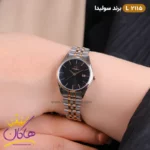 ساعت مچی ست زنانه و مردانه سولیدا نقره ای رزگلد کد 2115 - Image 11