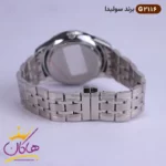 ساعت ست بند فلزی زنانه و مردانه سولیدا نقره ای کد 2116 - Image 5