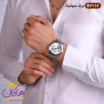 ساعت مچی ست زنانه و مردانه نقره ای کد 3112 - Image 3