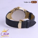 ساعت مچی ست زنانه و مردانه سولیدا چرمی مشکی کد 1128 - Image 10