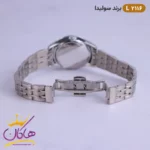 ساعت ست بند فلزی زنانه و مردانه سولیدا نقره ای کد 2116 - Image 9