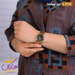 ساعت ست بند فلزی سولیدا طلایی کد 3112 - Image 8