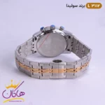 ساعت مچی ست زنانه و مردانه سولیدا نقره ای رزگلد کد 3112 - Image 5