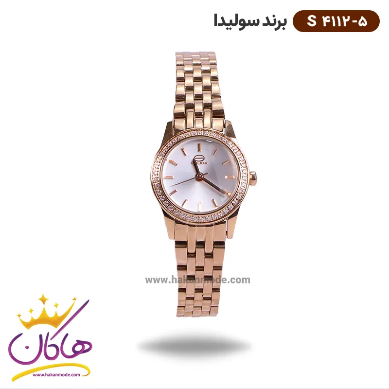 solida-watch-code-S-4112.5-1.webp ساعت سولیدا زنانه بند استیل S4112/5 - Image 1