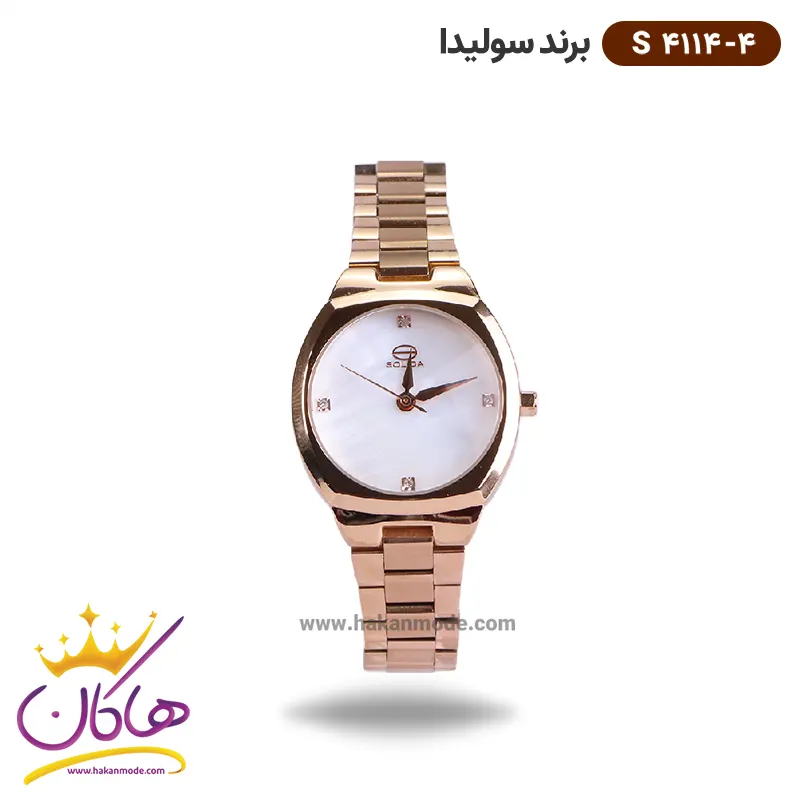 solida-watch-code-S-4114.4-1.webp ساعت سولیدا زنانه فلزی S4114/4 - Image 1
