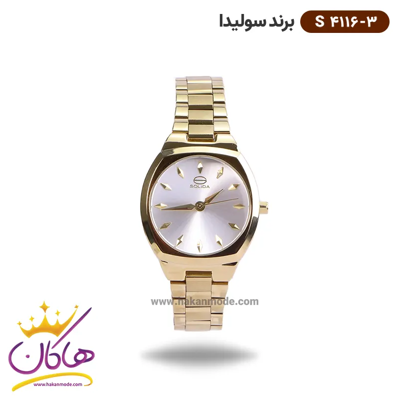 solida-watch-code-S-4116.3-1.webp ساعت سولیدا زنانه فلزی S4116/3 - Image 1