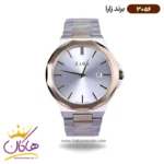 ساعت زارا بند فلزی ست نقره ای طلایی صفحه سفید 3056 - Image 2