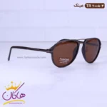 عینک آفتابی مردانه خلبانی قهوه ای TR 7005/4 - Image 4